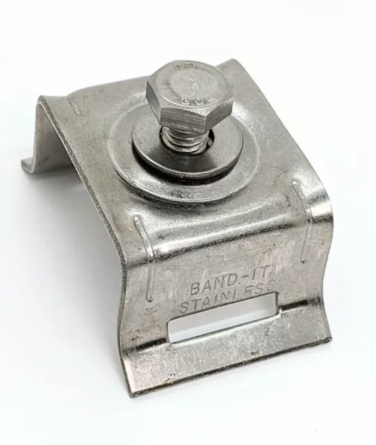 Mounting Bracket D02189 Band-It With 3/4" Slot Stainless Steel Lot Of 25 #A02325