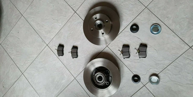 Rear Solid Brake Discs Pair For Citroen Berlingo B9 1.6 1.6D 2008+ Quinton Hazell - View #2
