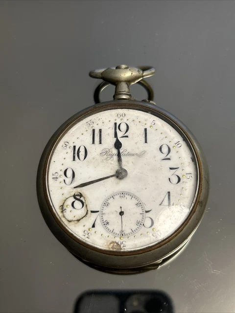 VINTAGE MONTRE A Gousset Diametre 2,8 Cm Fonctionne Mais A