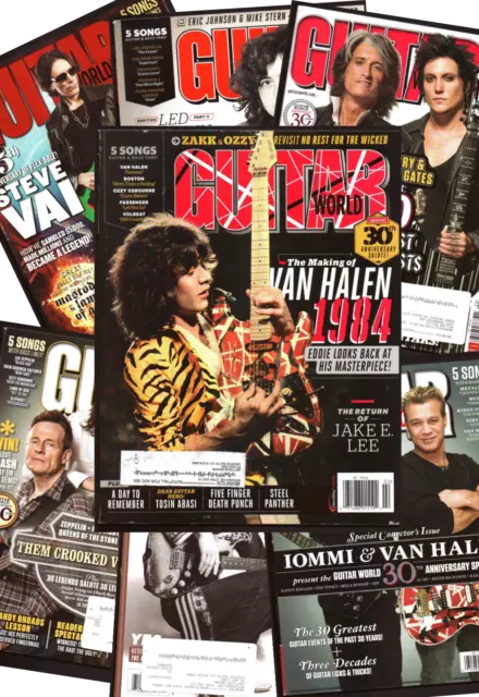 Guitar World Magazine 2010-2019 Back Issues tablature|sheet music|transcriptions