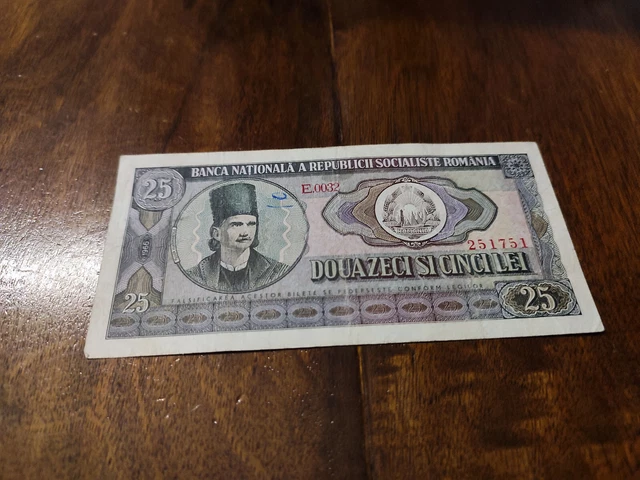 Romania  Banknote 25 Lei 1966 !!!!!!!!