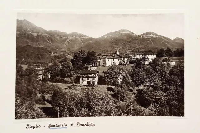 Cartolina - Bioglio - Santuario di Banchette - 1960