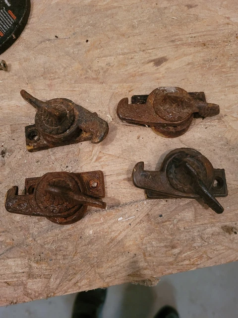 Antique Vintage Window Latch - no Keeper