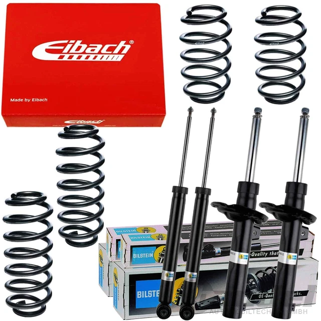 EIBACH PRO-KIT MOLLE ABBASSAMENTO + KIT AMMORTIZZATORI BILSTEIN per VW GOLF 7