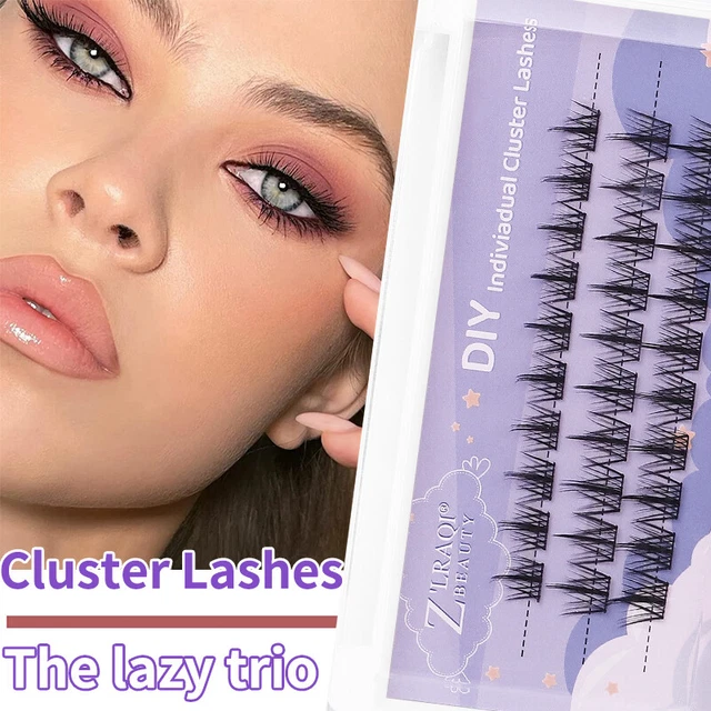 30CLUSTER MAQUILLAGE INDIVIDUEL Eyelashesgrafting Faux Cils Cil ...