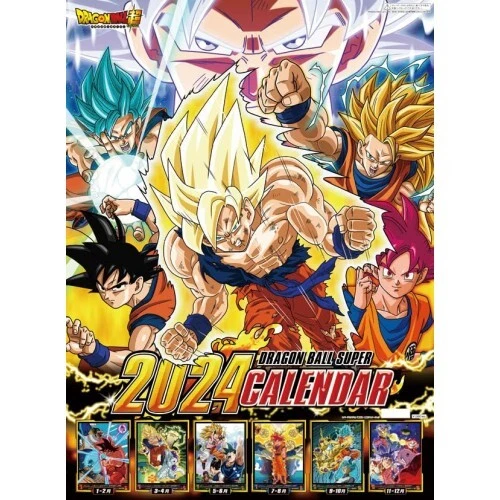 DESKTOP CALENDAR 2024 Japan Dragon Ball Super Anime Manga Toei