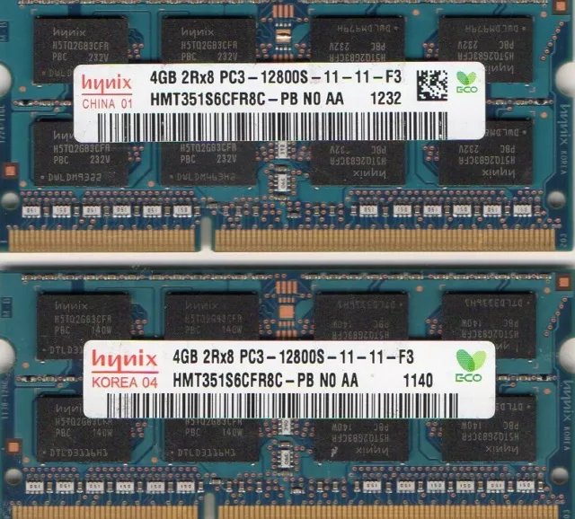 New 8GB (2x 4GB) Sony VAIO VPC Series DDR3 Laptop/Notebook RAM Memory