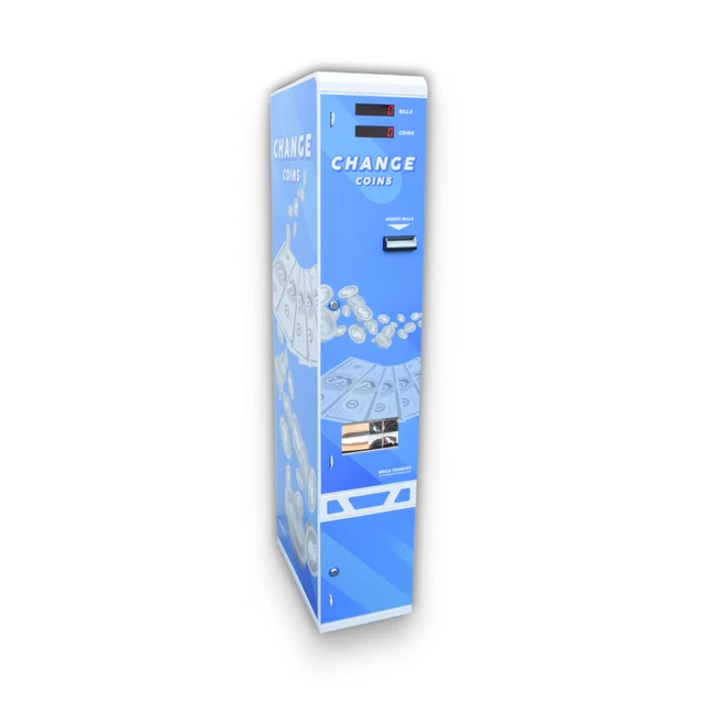 Dollar Bill Changer Machine TO Quarter or Token (10K Capacity) Accepts $1 TO $20
