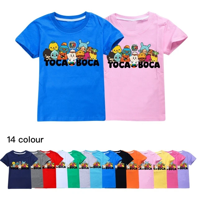 T-shirt Toca Life World unisex bambini Toca Boca 100% cotone regali casual