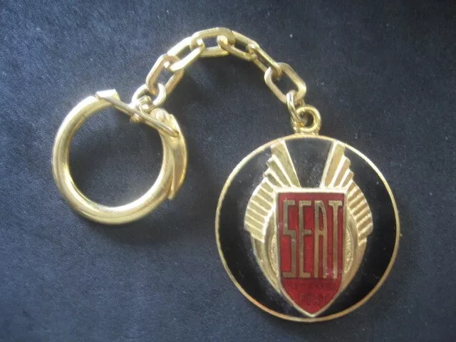 Ancien Porte-Clés Esmaltado. Capteurauto Véhicules Voitures Seat