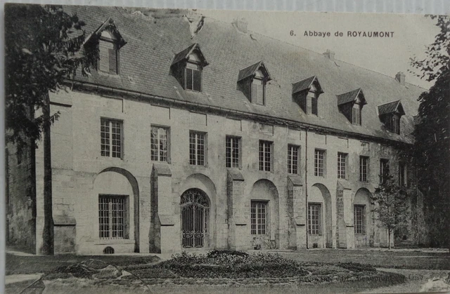ROYAUMONT 95 cpa Abbaye de Royaumont Bon Etat 1924