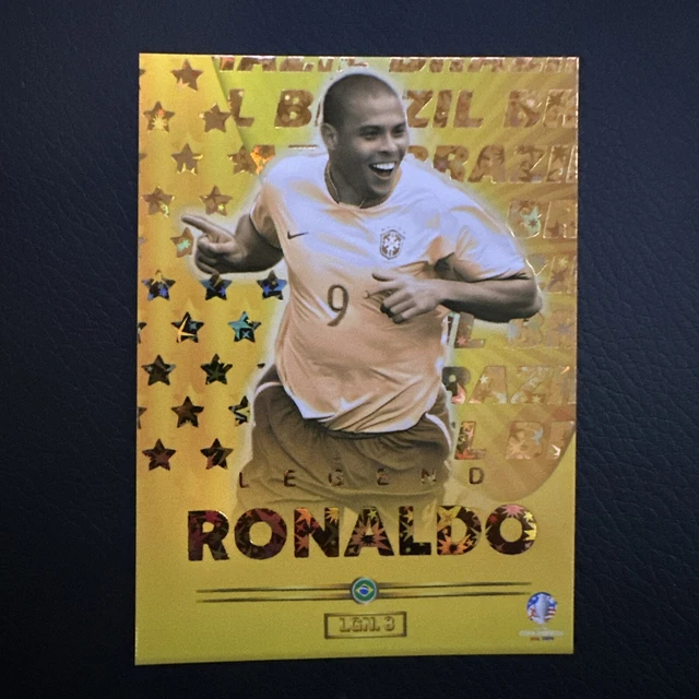 Sticker Panini Copa America 2011 #131 Ronaldinho (Brésil) - Gradé SGC 9 - COMME NEUF - Collection Football