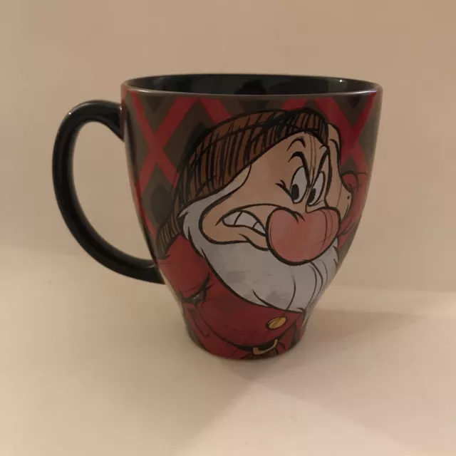 Disney Store Exclusive Snow White & The Seven Dwarfs Grumpy Mug Coffee Cup Tea