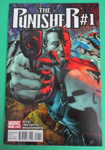 The Punisher #1 Comic Book by Greg Rucka Checchetto Hollingsworth Marvel PA