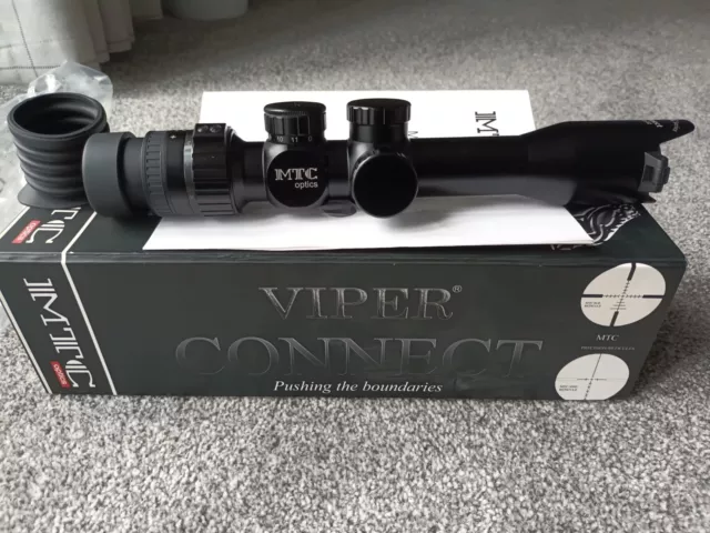 MTC Viper Connect 3-12x32 AMD2 Gun Sight Rifle Scope