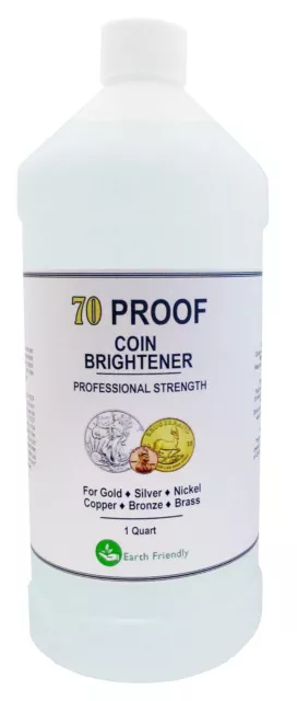 TWO MS70 Coin Cleaner Brightener and Cleaner for Gold Silver Copper Nickel