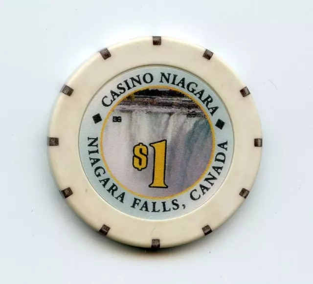1.00 Chip from the Casino Niagara Niagara Falls Ontario Canada 12 Inserts