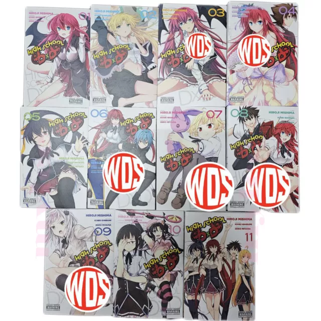 Mangá High School DxD 1-10 (juntos)