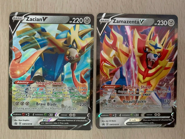 Pokemon Zacian V Promo Card SWSH018