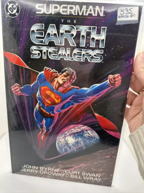 SUPERMAN THE EARTH STEALERS (1988) Jerry Ordway Cover