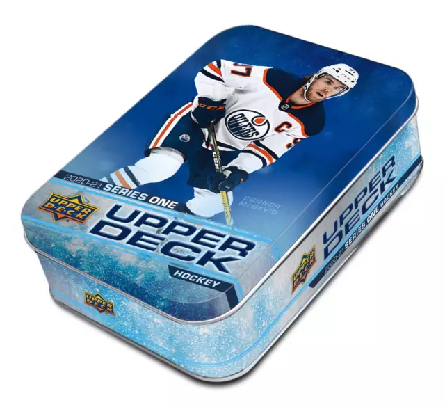 2020-21 Upper Deck Series 1 Hockey Collectors Tin Factory Sealed + OPC BONUS!