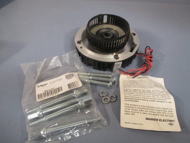 Warner Electric 5370-270-204 Motor Clutch RPM 3600 90V, 48Y/56C NEMA EM-50-10