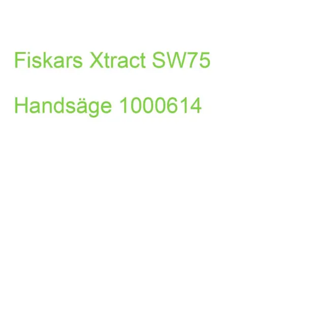 Fiskars Xtract SW75 Handsäge 1000614 (6411501238801)