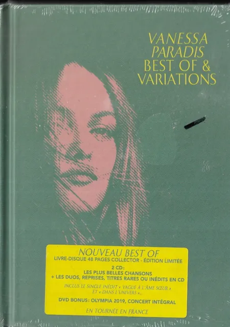 Vanessa Paradis - Best of et Variations - CD x 2 + livre - dvd  bonus olympia