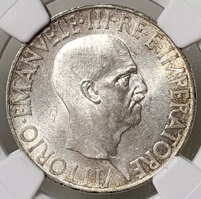 Italy 10 Lire 1936 R Xiv - Ngc Ms 63