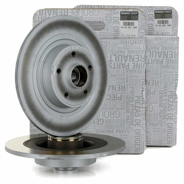 Kit Frein Arrière Renault Megane III : 2 Disques + 4 Plaquettes + Roulements D'Origine - Neuf