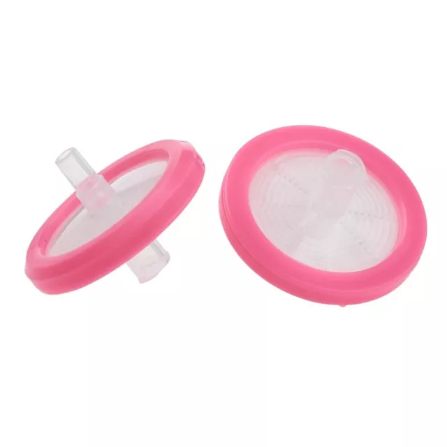 Ptfe Syringe Filters 25Mm 0.45Um Pink Pk 10