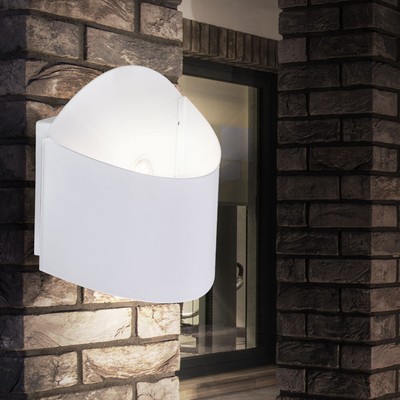 EGLO Lampe Applique Murale de Jardin Haut Bas LED Acier Zingué Intempéries 2-Flammig 