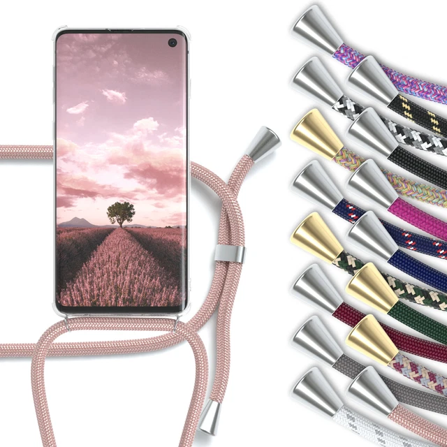 Téléphone Portable Coque Avec Ruban Chaîne Umhängehülle Corde Étui de Protection