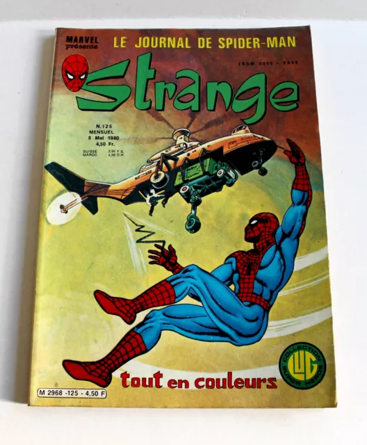 Rare! Marvel Journal Spider Man - Strange N°125 5 Mai 1980 Edition Originale Lug