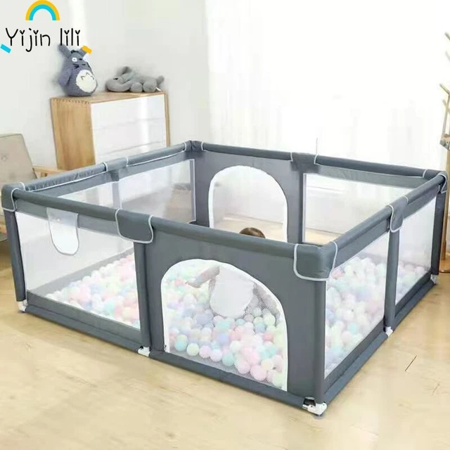 Double Door Playpen for Baby and Toddlers Large Size Sturdy Safety Playard