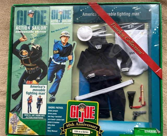 GI JOE 40TH Anniversary Timeless Shore Patrol Action Sailor 15Th Series