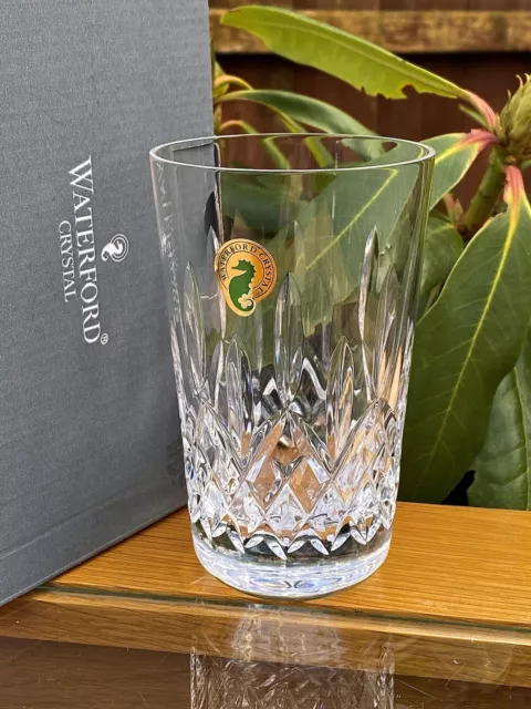 Waterford Crystal Lismore Cut 5” 12oz Hiball Tumbler Glass Unused 1st Boxed