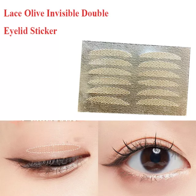 1 Pack Double Eyelid Sticker Invisible Double Eyelid Lace Sticker Tra#EL