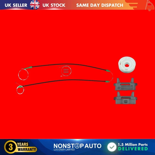 LST Window Regulator Repair Kit Pulley Pulley Set Front Compatible