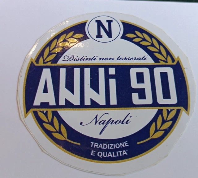 Adesivo Ciuccio Scudetto Napoli Campioni d'Italia - Sticker in PVC per auto moto