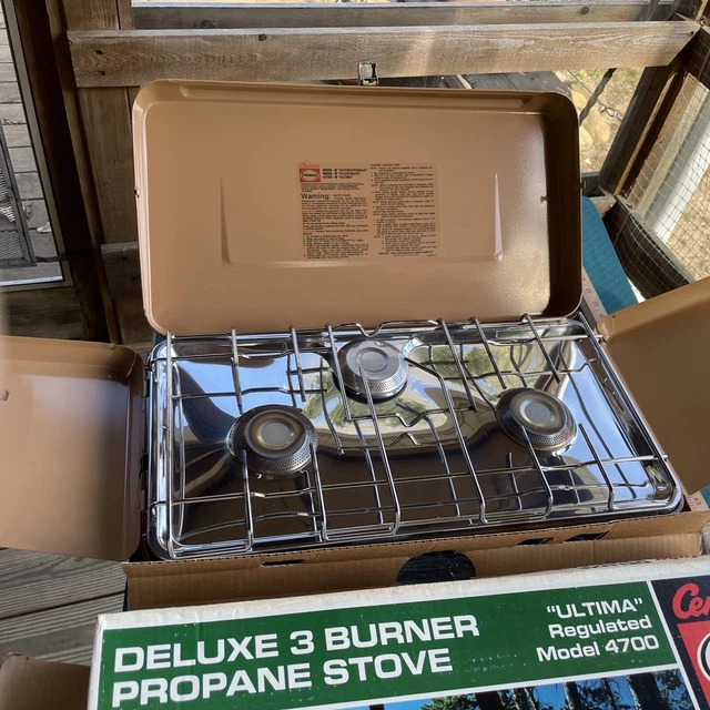 CENTURY 4700 PRIMUS ULTIMA Deluxe 3 BURNER PROPANE Camp Stove NEEDS