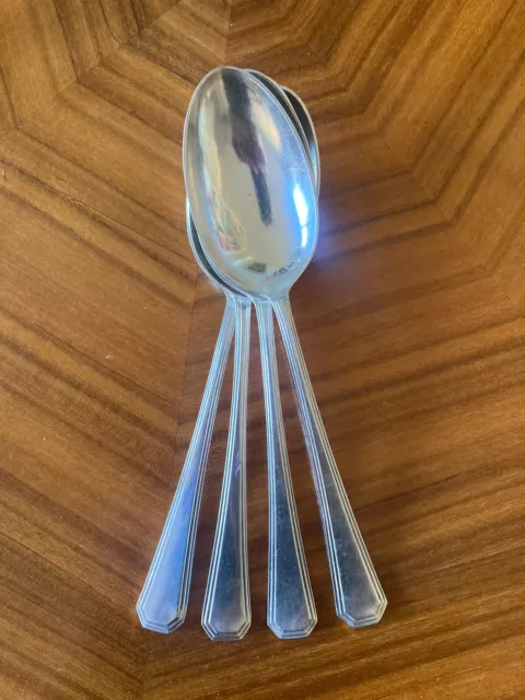 Servizio argento francese vintage, cucchiai di servizio/zuppa