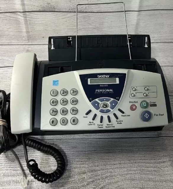 Brother Fax-585 Personal Plain Paper Fax with Phone and Copier W/Hold Caller ID