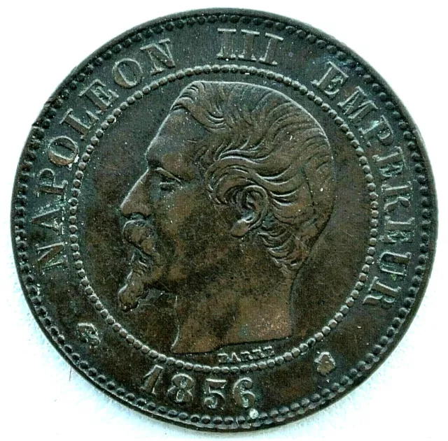N°8 - 2 centimes. Napoléon III 1856 K - Bordeaux