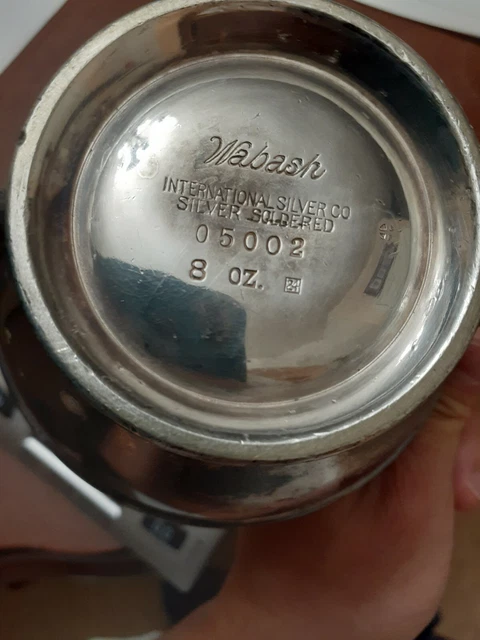 International Silver Wabash Silver soldered Creamer 8 Oz