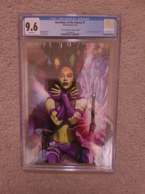 Guardians of the Galaxy #1 cgc 9.6 (Marvel Comics 2019) Greg Horn Variant Cover