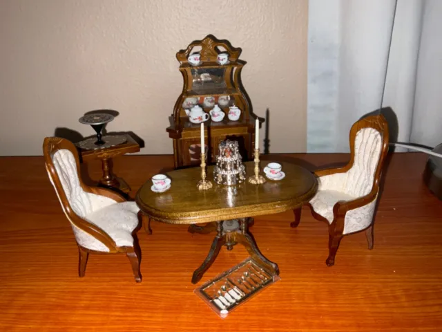 Vintage Doll House Furniture: Room Idea’s The Elegant Dining Room 1:12