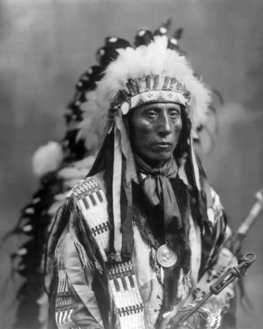 1899 Native American CHIEF JACK RED CLOUD 8x10 Photo Oglala Sioux Print Poster