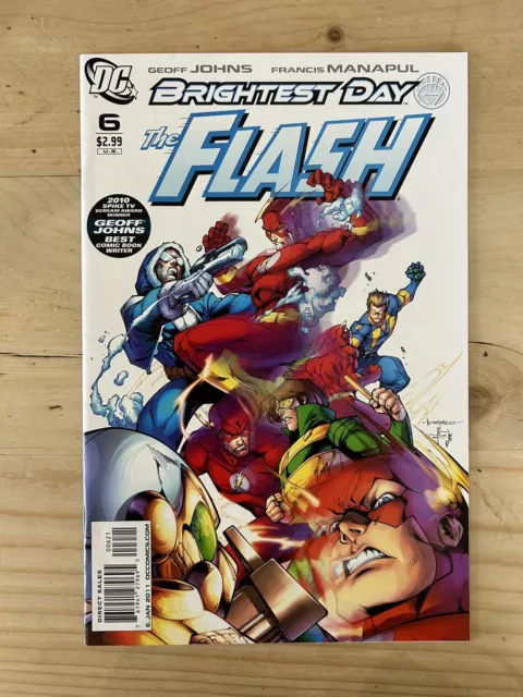 DC Comics Flash #6 1:10 Ale Garza Variant DC 2010 Brightest Day Bagged Comic