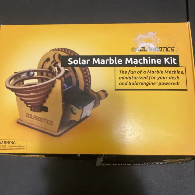 Classic Marble Run Goes Solar Kit Open Box And Scuff Marks On Box